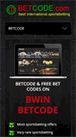 Mobile Screenshot of betcode.com